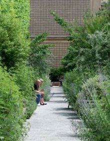 Hotel d'Assy and lush green gardens, on cover of 'The 500 Hidden Secrets of Paris', by Luster Publishing.