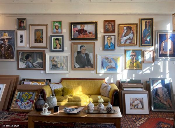 Book cover of The 500 Hidden Secrets of San Francisco, with a pink mural on wall of Helipad House, of a lady with tattoos. Published by Luster Publihsing.