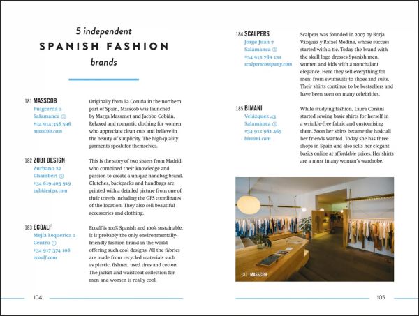 Book cover of The 500 Hidden Secrets of Madrid, with the white exterior of ABC Museum in Madrid. Published by Luster Publishing.