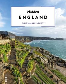 The Minack Botanical Gardens in Penzance overlooking the sea, on travel guide 'Hidden England', by Luster Publishing.