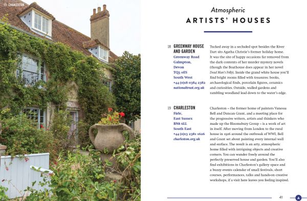 Book cover of Hidden England, with The Minack Botanical Gardens in Penzance overlooking the sea. Published by Luster Publishing.