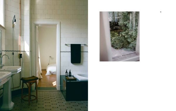 Book cover of Peter Ivens - Houses, with an interior room with dark wood wall cupboards with crockery. Published by Luster Publishing.