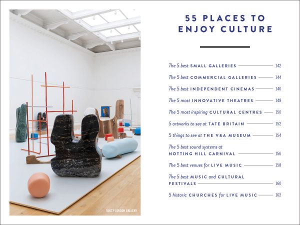 Book cover of The 500 Hidden Secrets of London, featuring Brixton Village market. Published by Luster Publishing.