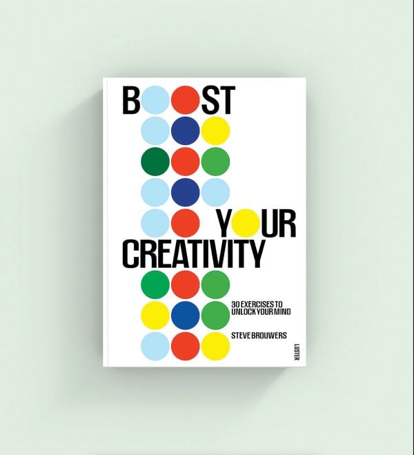 Book cover of Boost Your Creativity: 64 Exercises to Unlock Your Mind Through Play. Published by Luster Publishing.