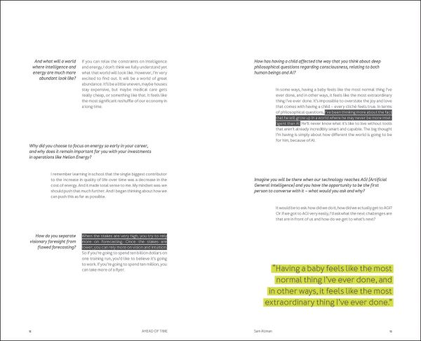 Book cover of Ahead of Time20 leading minds shaping the future. Published by Luster Publishing.