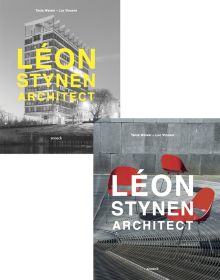 Book cover of Léon Stynen Architect, with The BP Building, Antwerp. Published by Exhibitions International.