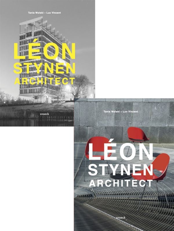 Book cover of Léon Stynen Architect, with The BP Building, Antwerp. Published by Exhibitions International.