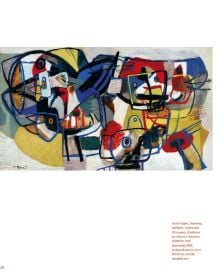 Book cover of Freedom without borders, with raspberry coloured paint daubed on surface. Published by Waanders Publishers.