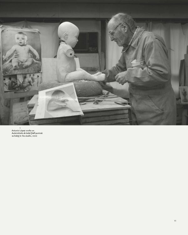 Book cover of Antonio Lopez: Master of Spanish Realism, with a painting titled La Cena, featuring a young child sitting at the dinner table. Published by Waanders Publishers.