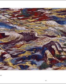 Book cover of Jaap van den Ende: Contradiction and Coherence, with abstract and landscape paintings. Published by Waanders Publishers.