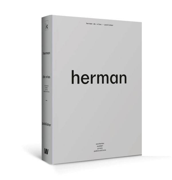 Book cover of herman de vries - publisher. Published by Waanders Publishers.