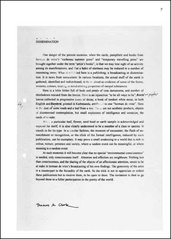 Book cover of herman de vries - publisher. Published by Waanders Publishers.