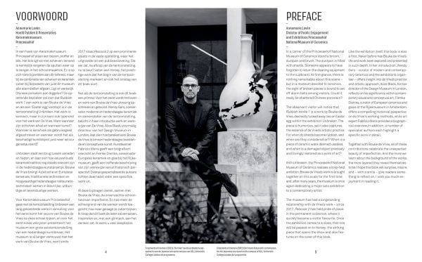 Book cover of Bouke de Vries: Unbroken; featuring a sculpture of horse with a file of crockery on its back. Published by Waanders Publishers.