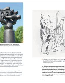 Book cover of Ossip Zadkine:Man, Myth & Metamorphosis; featuring a sculpture of a hand. Published by Waanders Publishers.