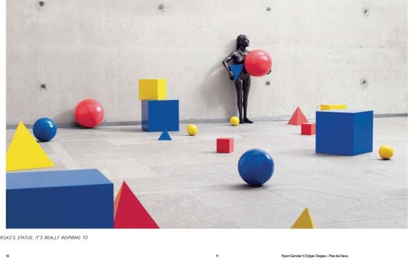 Book cover of Ryan Gander X Edgar Degas: Pas de Deux. Published by Waanders Publishers.