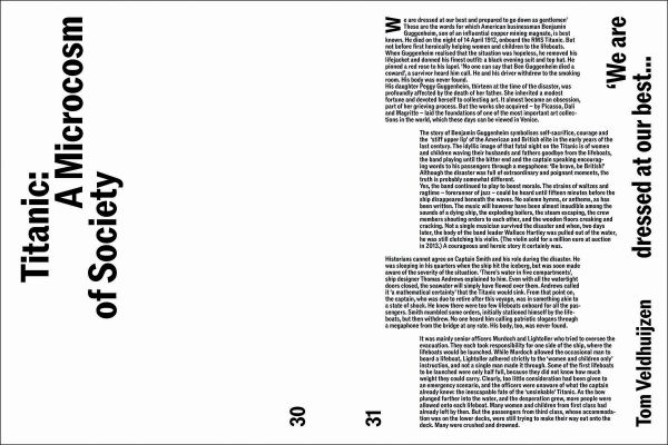 Book cover of Titanic & Fashion: The Last Dance. Published by Waanders Publishers.