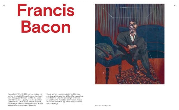 Book cover of London Calling: Francis Bacon, David Hockney, Paula Rego, Lucian Freud; featuring a portrait of figure with a cigarette in mouth. Published by Waanders Publishers.