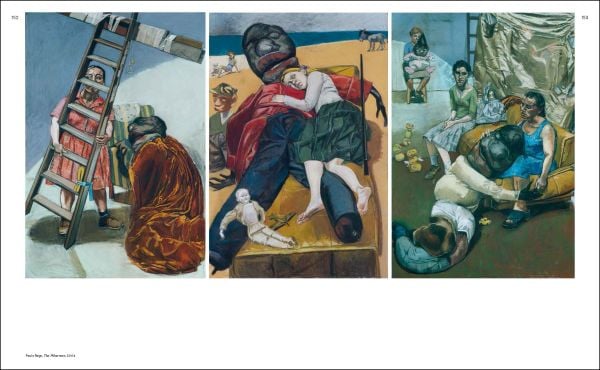Book cover of London Calling: Francis Bacon, David Hockney, Paula Rego, Lucian Freud; featuring a portrait of figure with a cigarette in mouth. Published by Waanders Publishers.