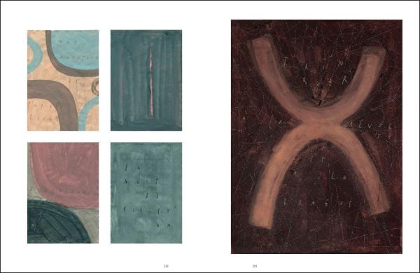 Book cover Feue La Joyeuseté/Works on Paper: Arpaïs Du Bois, featuring a painting on paper. Published by Hopper&Fuchs.