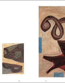 Book cover Feue La Joyeuseté/Works on Paper: Arpaïs Du Bois, featuring a painting on paper. Published by Hopper&Fuchs.