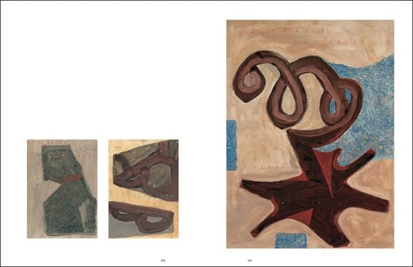 Book cover Feue La Joyeuseté/Works on Paper: Arpaïs Du Bois, featuring a painting on paper. Published by Hopper&Fuchs.