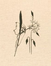 Book cover of Refuge: Lara Gasparotto, featuring an illustration of a flower. Published by Hopper&Fuchs.