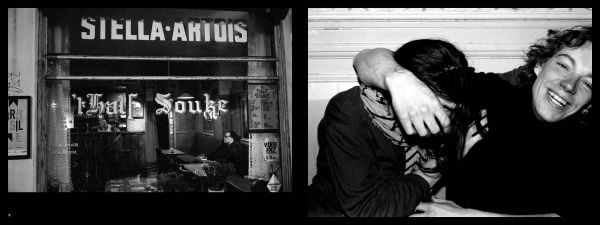 Book cover of A Long Loving Look: Mark Rietveld, featuring a melancholic slouched figure on a chaise longue. Published by Hopper&Fuchs.