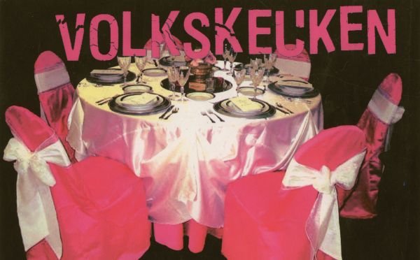 Book cover of Graphic Design of Scheld’Apen, with strips of bold, colorful graphic posters. Published by Hopper&Fuchs.