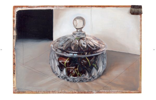 Book cover of Gideon Kiefer – 3007 A.D.—4897 A.D, featuring a painting of white bust in orange cat balaclava. Published by Hannibal Books.