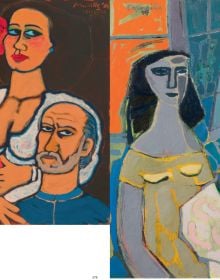 Book cover of COBRA, with a collage artwork in gouache titled 'Carnaval', 1951, by Karel Appel. Published by Hannibal Books.