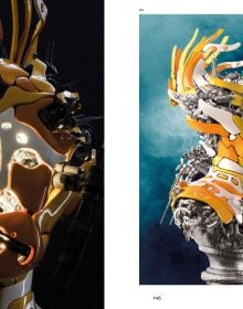 Book cover of Nick Ervinck, Works, GNI_RI_2022, featuring a glazed ceramic sculpture. Published by Hannibal Books.