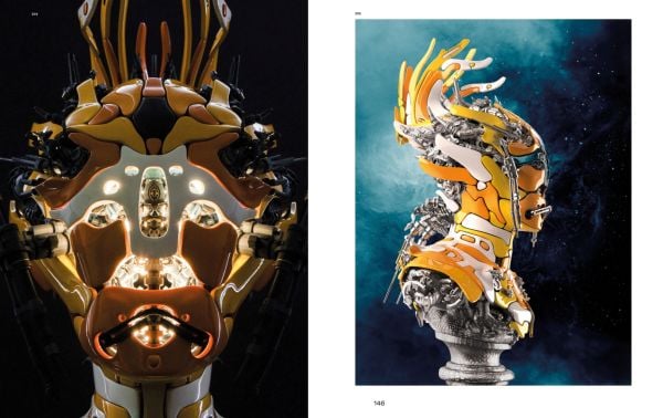 Book cover of Nick Ervinck, Works, GNI_RI_2022, featuring a glazed ceramic sculpture. Published by Hannibal Books.