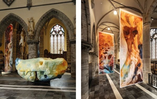 Book cover of Nick Ervinck, Works, GNI_RI_2022, featuring a glazed ceramic sculpture. Published by Hannibal Books.