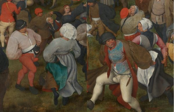 Book cover of KMSKA – The Finest Hundred, featuring painting detail of Jean Fouquet's Virgin and Child Surrounded by Angels. Published by Hannibal Books.