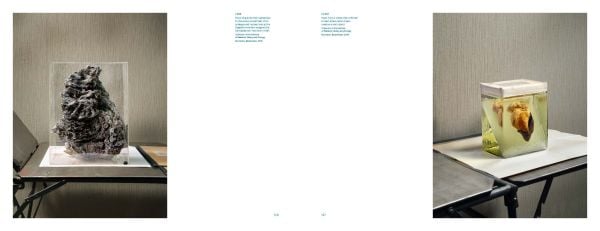 Green soviet mini van, on rocky terrain, figure in white chemical suit, on landscape cover of 'The Sacrifice Zone', by Hannibal Books.