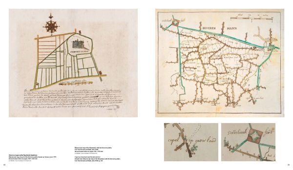 Book cover of Groundbreakers: Remarkable Maps from the Low Countries, 1500–1900, with a decorative map. Published by Hannibal Books.