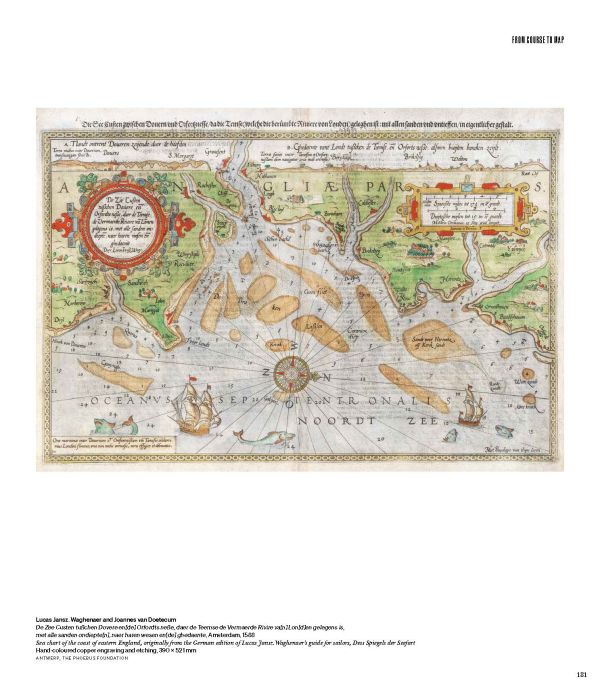 Book cover of Groundbreakers: Remarkable Maps from the Low Countries, 1500–1900, with a decorative map. Published by Hannibal Books.