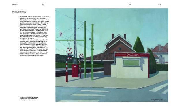 Book cover of Reflections: Views on the Collection Flemish Community, with portrait painting of Léon Spilliaert. Published by Hannibal Books.