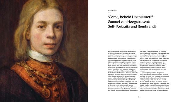 Book cover of Sabine Pénot's Rembrandt-Hoogstraten: Colour and Illusion, with a painting titled Girl in a Picture Frame, by Rembrandt. Published by Hannibal Books.