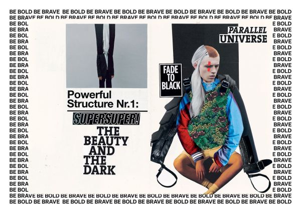 Book cover of Walter Van Beirendonck's Cut the World Awake, with a figure with green body and grey mask. Published by Hannibal Books.