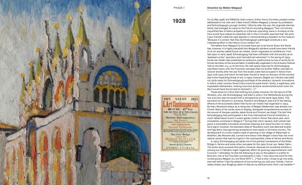 Book cover of Jules Schmalzigaug: Futurismo, with a colourful painting. Published by Hannibal Publishers.