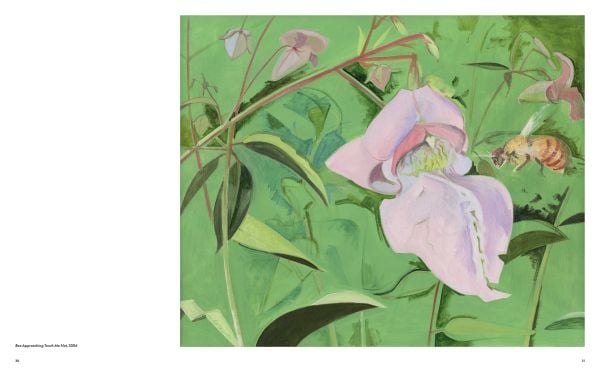 Book cover of Lois Dodd: Framing the Ephemeral; featuring a painting of an orange sheet on a washing line. Published by Hannibal Books.