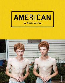 Book cover of American, featuring a photo of two twins with bare torsos. Published by Hannibal Books.