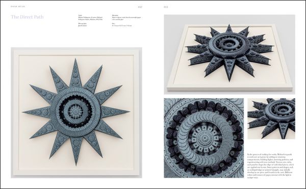 Book cover of Paper Art II, with fragile paper sculpture. Published by Artpower International.