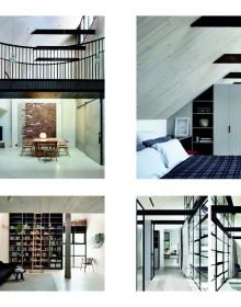Book cover of New Loft Residence Design, with an interior loft space with large windows. Published by Artpower International.