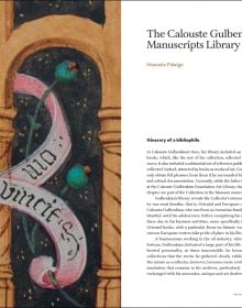 Book cover of European Illuminated Manuscripts in the Calouste Gulbenkian Collection: featuring an illuminated manuscript of medieval scribe at altar. Published by Fundação Calouste Gulbenkian.