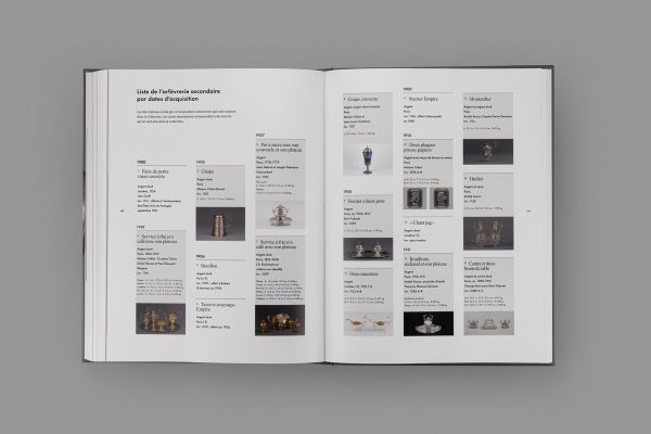 Book cover of The French Silverware in the Calouste Gulbenkian Collection; featuring a silver figure of a child. Published by Fundação Calouste Gulbenkian.