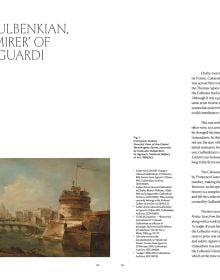 Book cover of Splendour in Venice: From Canaletto to Guardi; featuring a painting of the Rialto Bridge spanning the Grand Canal. Published by Fundação Calouste Gulbenkian.