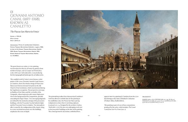Book cover of Splendour in Venice: From Canaletto to Guardi; featuring a painting of the Rialto Bridge spanning the Grand Canal. Published by Fundação Calouste Gulbenkian.