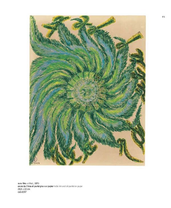 Book cover of Magalí Herrera: A Spark of Light in this World, with colourful dot painting with trail leading into a black hole. Published by 5 Continents Editions.